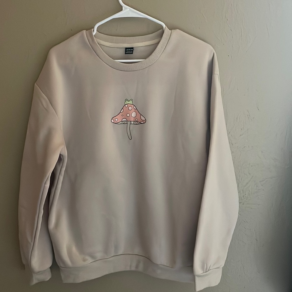 Large Cream Shien Crewneck
